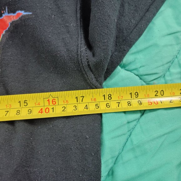 Six Flags Fright Fest Adults Large Pullover Scary Clown Black Long Sleeve - Picture 7 of 9